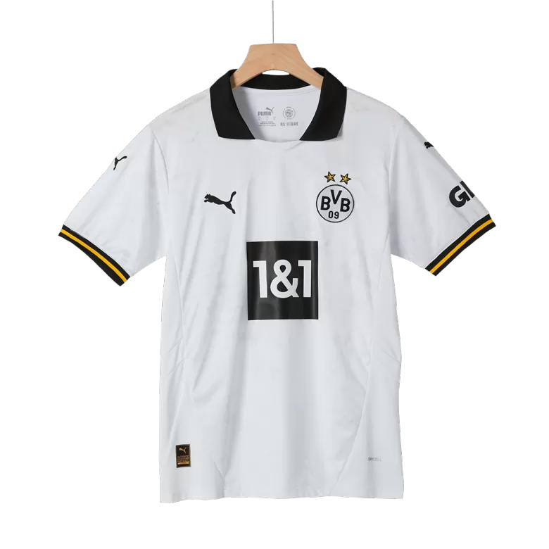 Camisola Borussia Dortmund 2024-25 Alternativa Branca Versão Adepto