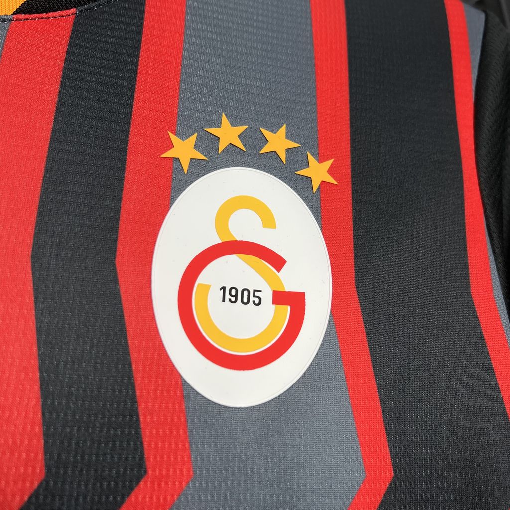Camisola Galatasaray 2024-25 Alternativa Preta Versão Adepto