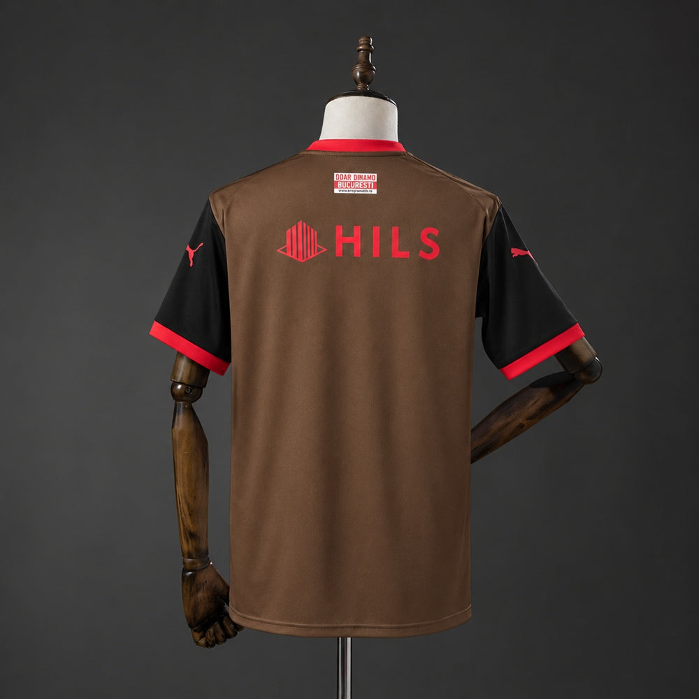 Camisola FC Dinamo 1948 2026-27 Alternativa Castanha Versão Adepto