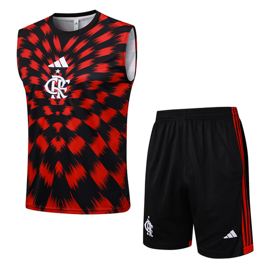 Kit Treino Manga Cava CR Flamengo 2025-26