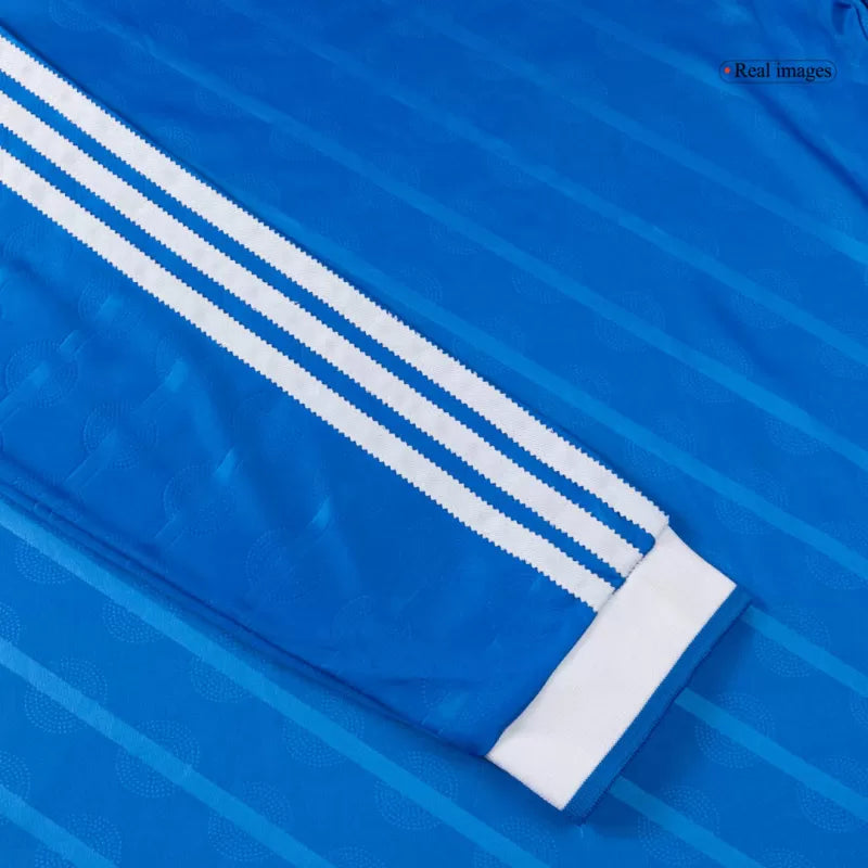 Camisola Manga Comprida Real Madrid CF 2025-26 Alternativa Azul Versão Adepto