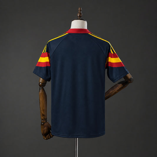 Camisola AS Roma 1991-92 Alternativa Preta Versão Adepto
