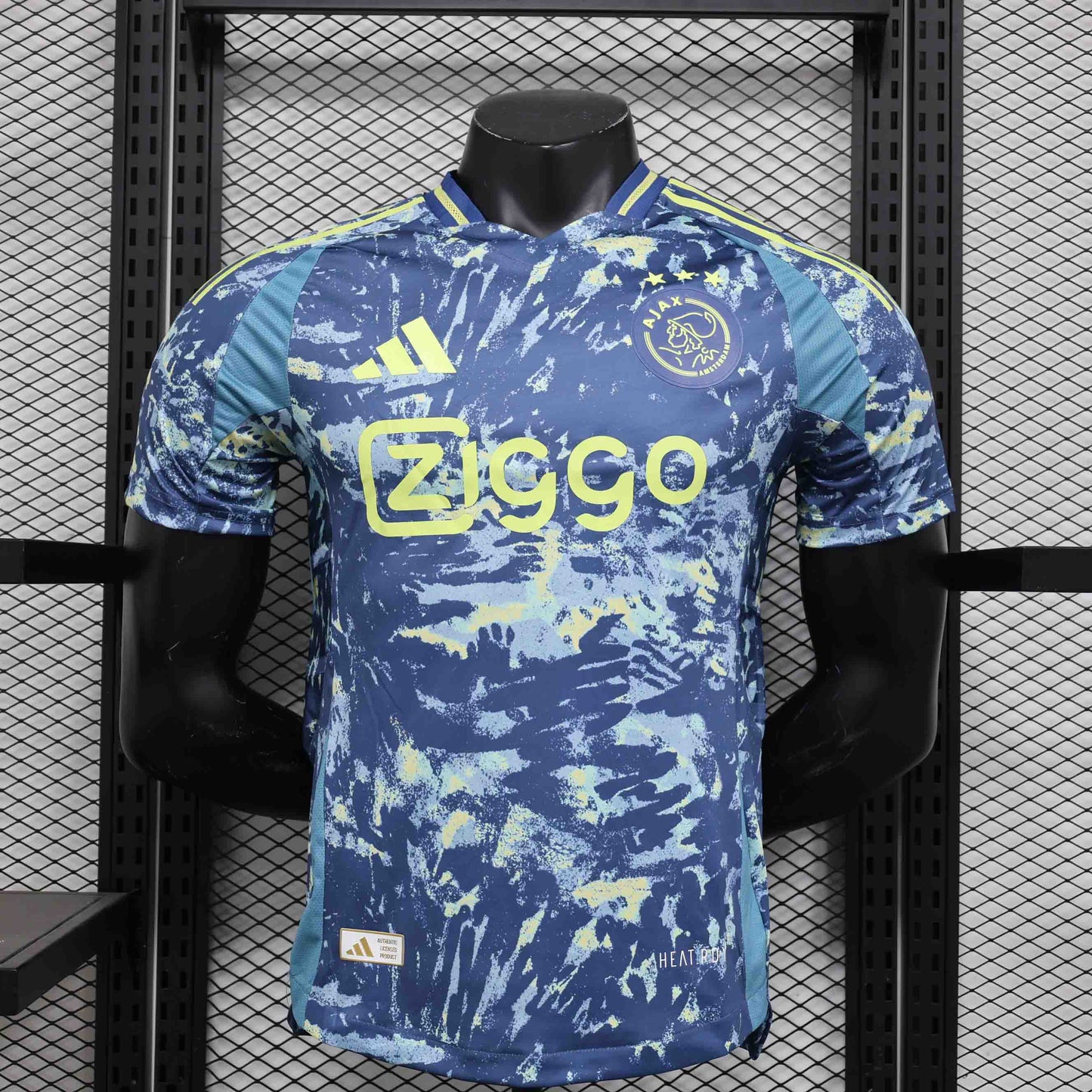 Camisola AFC Ajax 2024-25 Alternativa Azul Versão Jogador