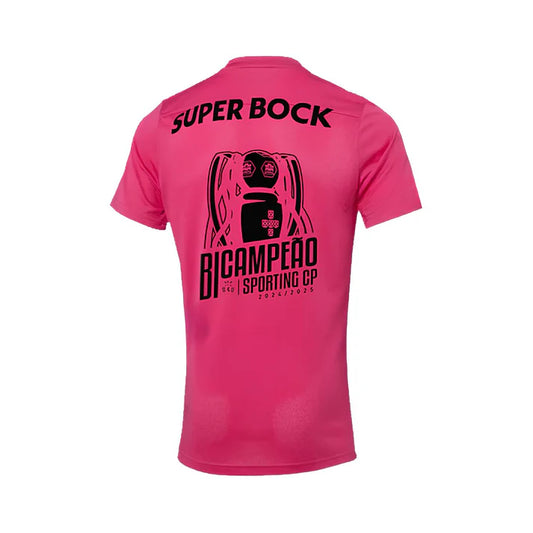 Camisola SCP 2024-25 Alternativa Rosa Bi-Campeão