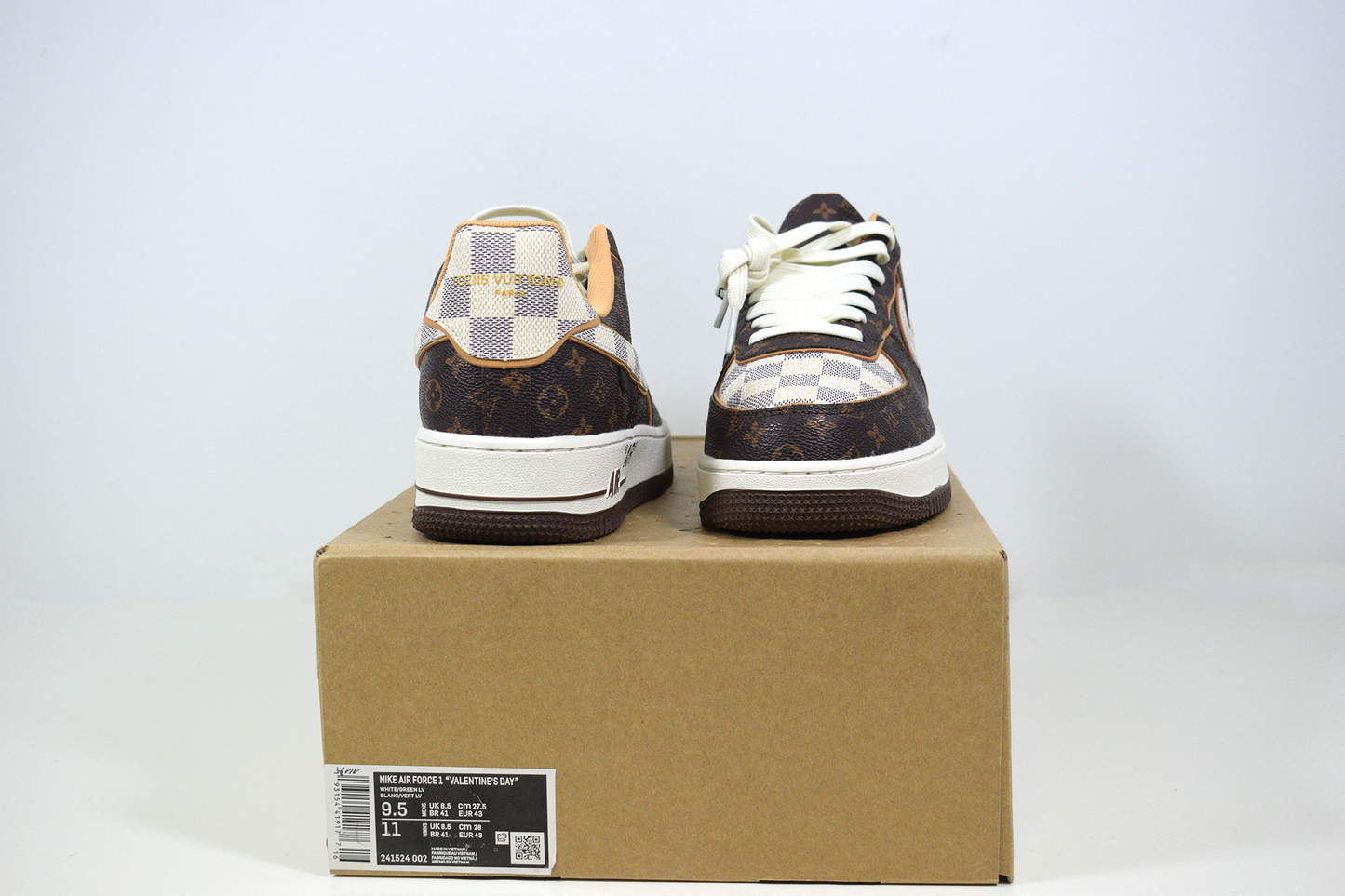 Nike Air Force 1 x Louis Vuitton Brown (Entrega Imediata)