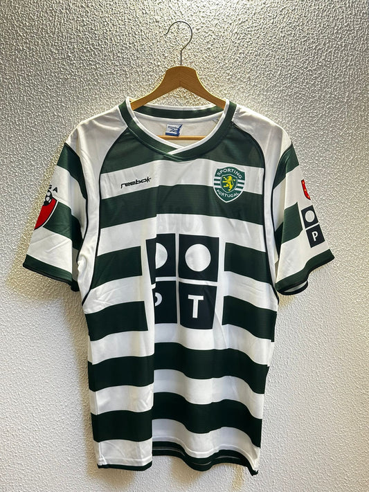 Camisola SCP 2001-02 Principal C. RONALDO #28 (Entrega Imediata)