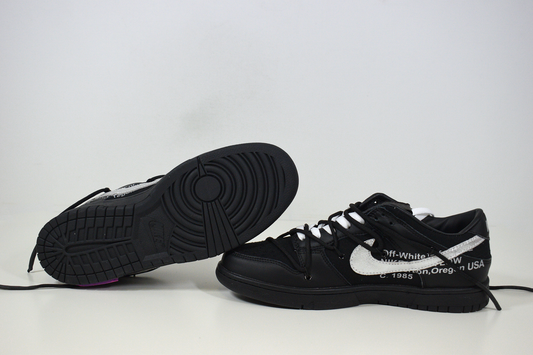 Nike SB Dunk Low Off-White Lot 50 (Entrega Imediata)