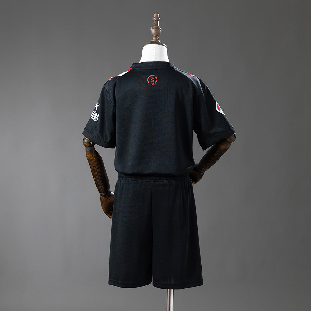 Kit Criança Real Sporting de Gijón 2025-26 Alternativo