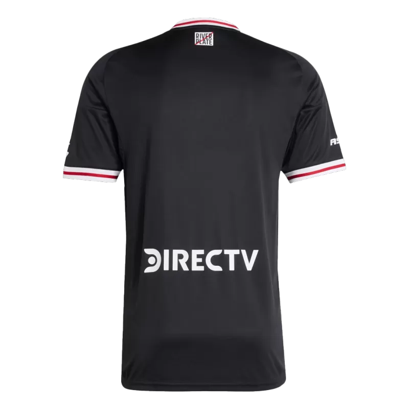 Camisola CA River Plate 2025-26 Alternativa Preta Versão Adepto