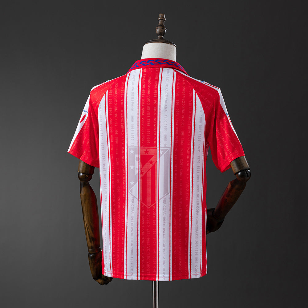Camisola Atletico Madrid 1995-96 Principal Versão Adepto