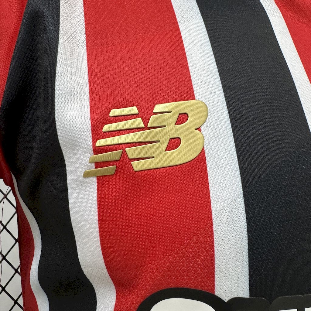 Camisola São Paulo FC 2025-26 Alternativa Riscas Versão Jogador