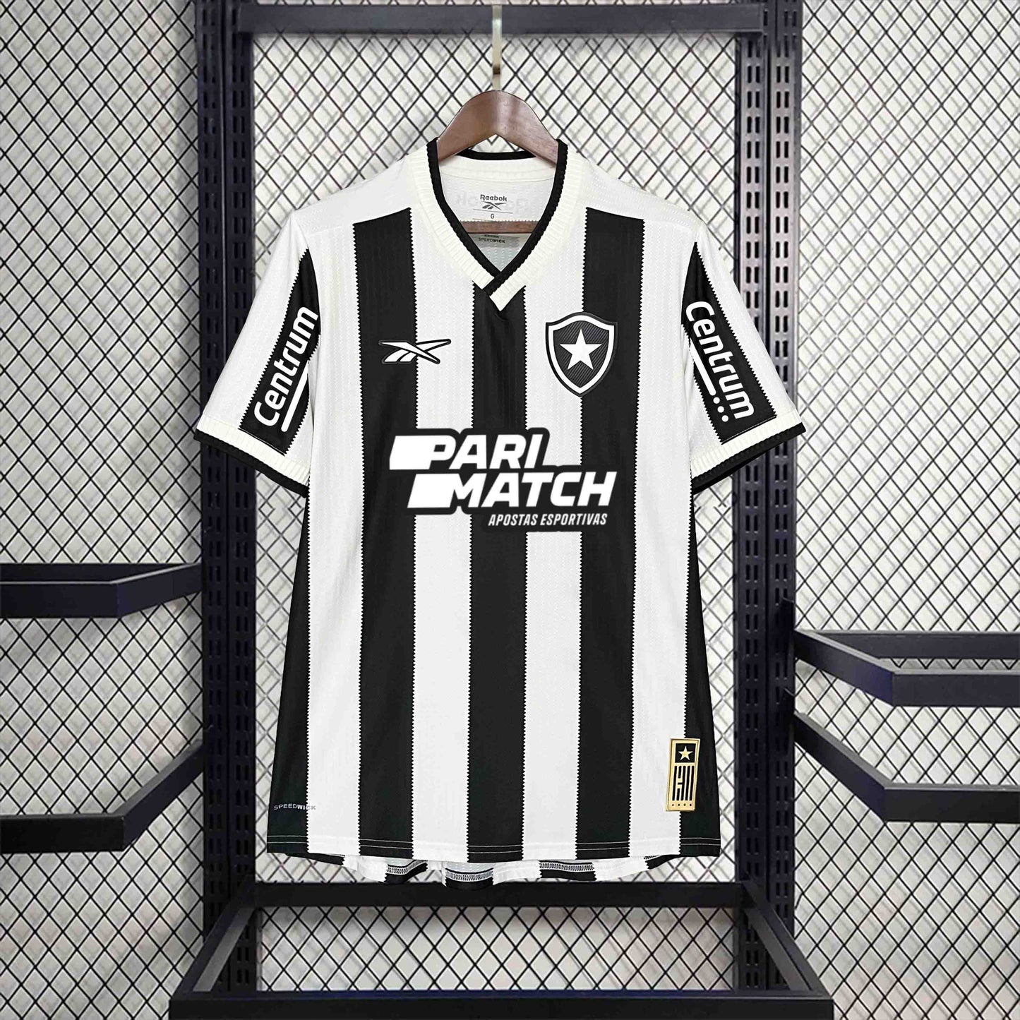 Camisola Botafogo-RJ 2024-25 Principal Versão Adepto Todos Patrocinadores