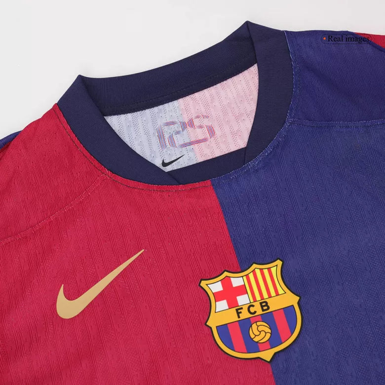 Camisola FC Barcelona 2024-25 Principal Edição 125º Aniversário Versão Adepto