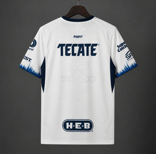 Camisola CF Monterrey 2026-27 Alternativa Branca Versão Adepto