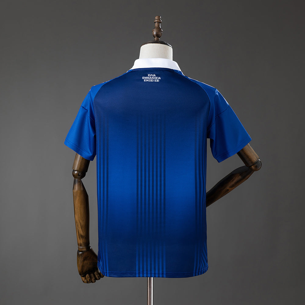 Camisola Grecia 2026 Alternativa Azul Versão Adepto