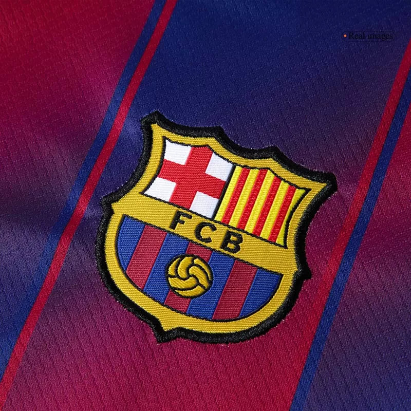 Kit Criança FC Barcelona 2025-26 Principal LAMINE YAMAL #10 (Entrega Imediata)