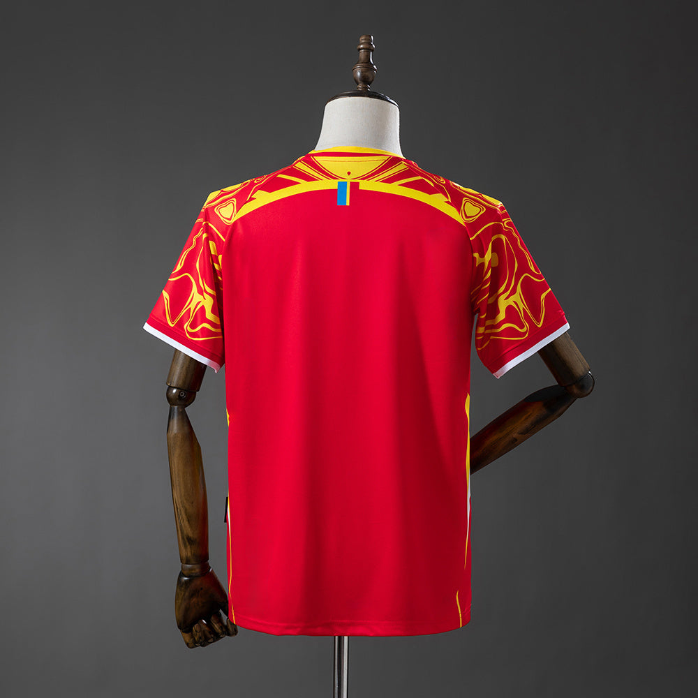 Camisola RD Congo 2026 Alternativa Vermelha Versão Adepto