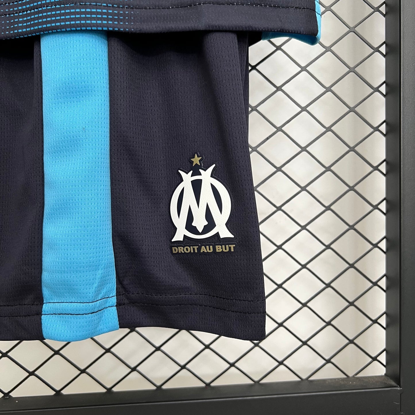 Kit Criança Olympique Marselha 2025-26 Alternativo