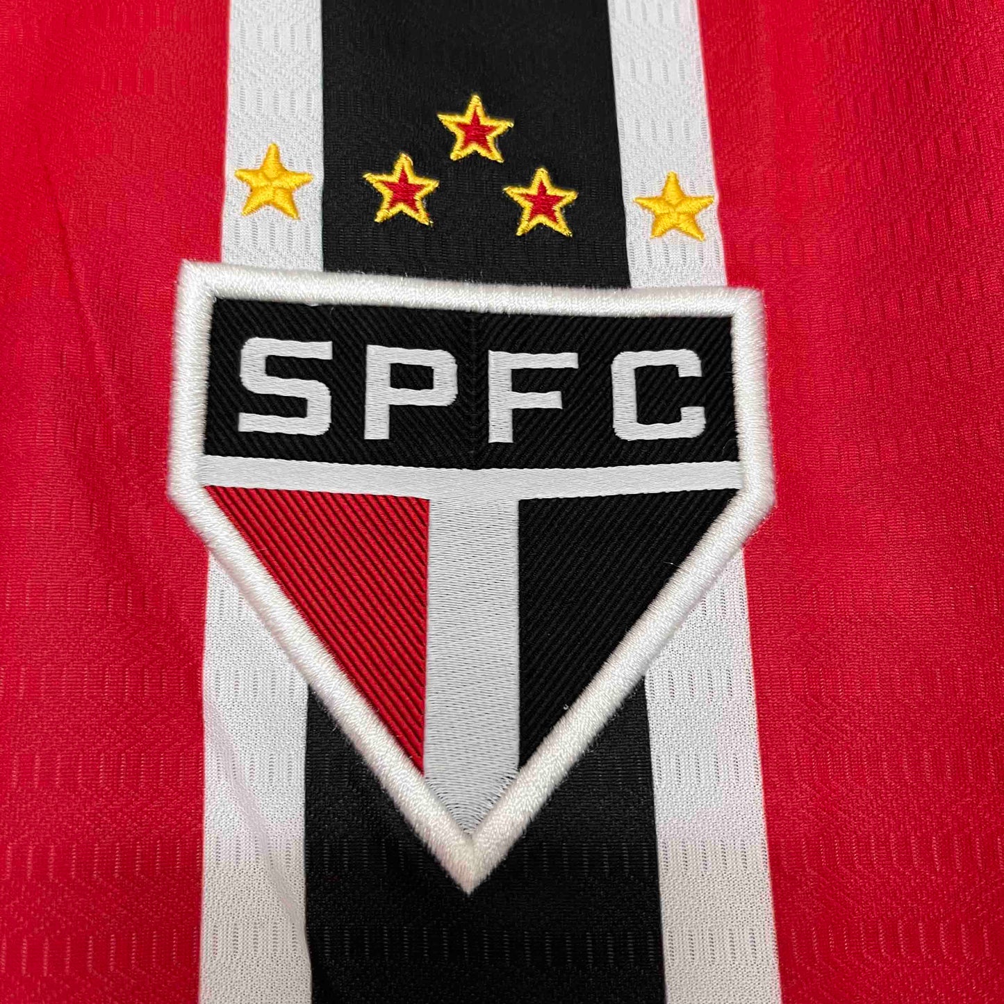 Camisola São Paulo 2024-25 Alternativa Riscas Lisa Versão Adepto