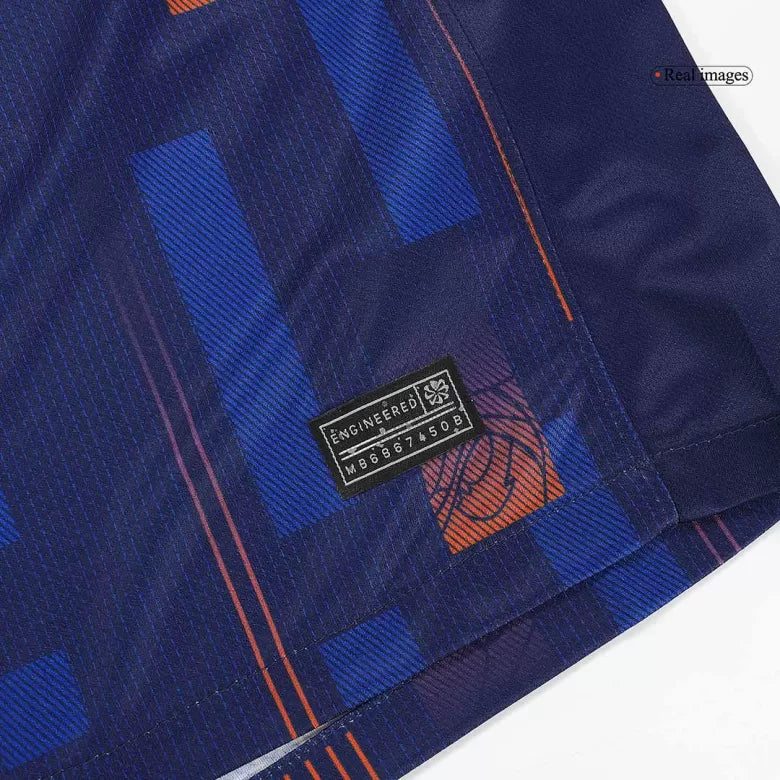 Camisola Paises Baixos 2024 Alternativa Azul Versão Adepto GAKPO #11