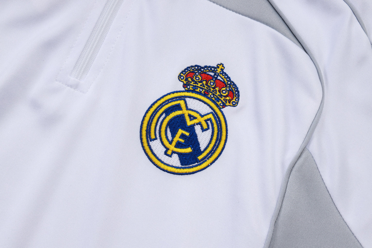 Fato de Treino Real Madrid CF 2025-26 - Camisola com Fecho
