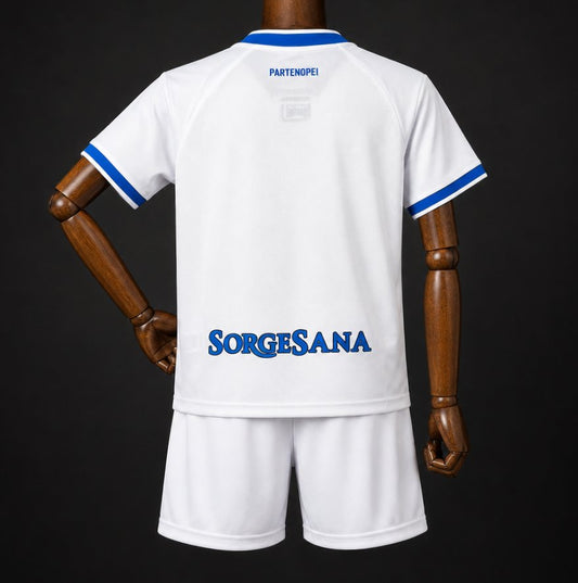 Kit Criança Napoles 2026-27 Alternativo Branco
