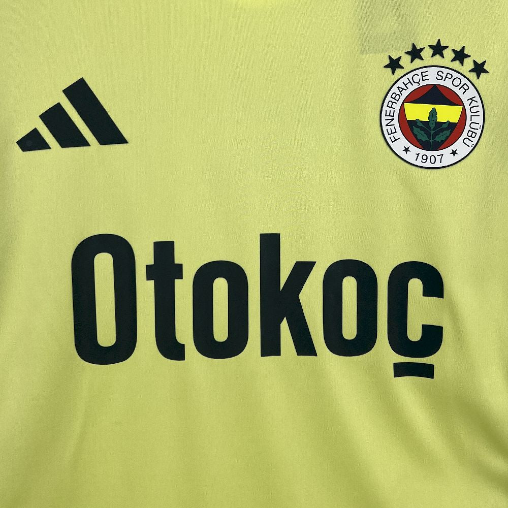 Camisola Fenerbahce 2025-26 Alternativa Amarela Versão Adepto