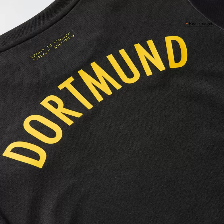 Camisola Borussia Dortmund 2024-25 Alternativa Preta Versão Adepto