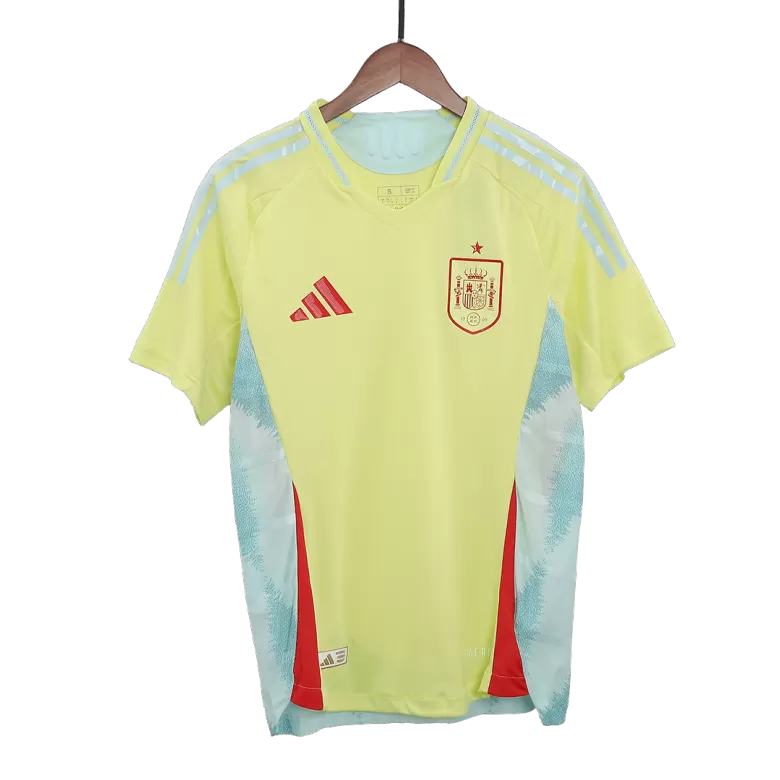 Camisola Espanha 2024 Alternativa Amarela Versão Adepto