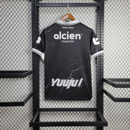 Camisola CD Olimpia 2025-26 Alternativa Preta Versão Adepto