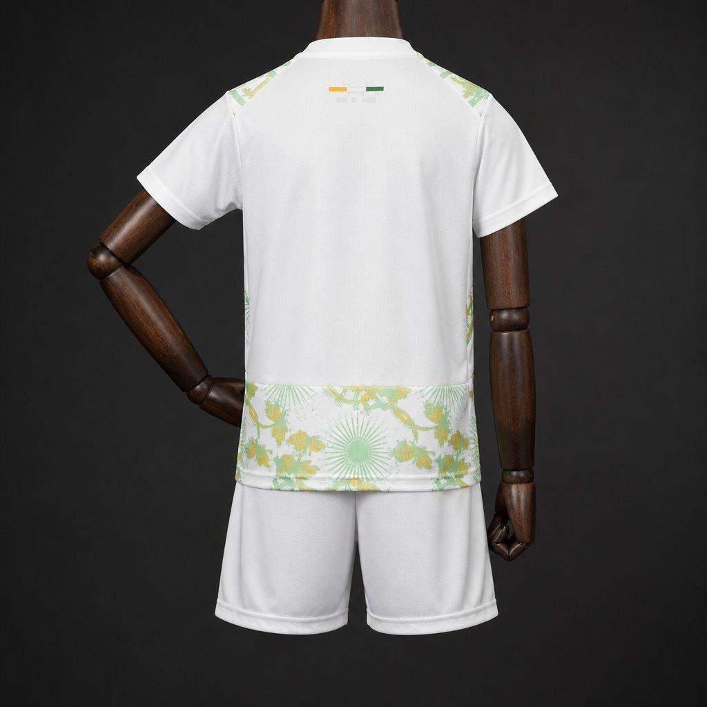 Kit Criança Costa do Marfim 2026 Alternativo Branco