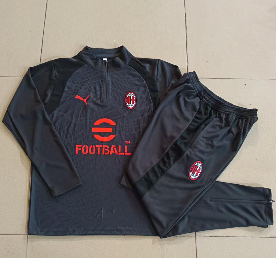 Fato de Treino AC Milan 2026-27 - Camisola com Fecho