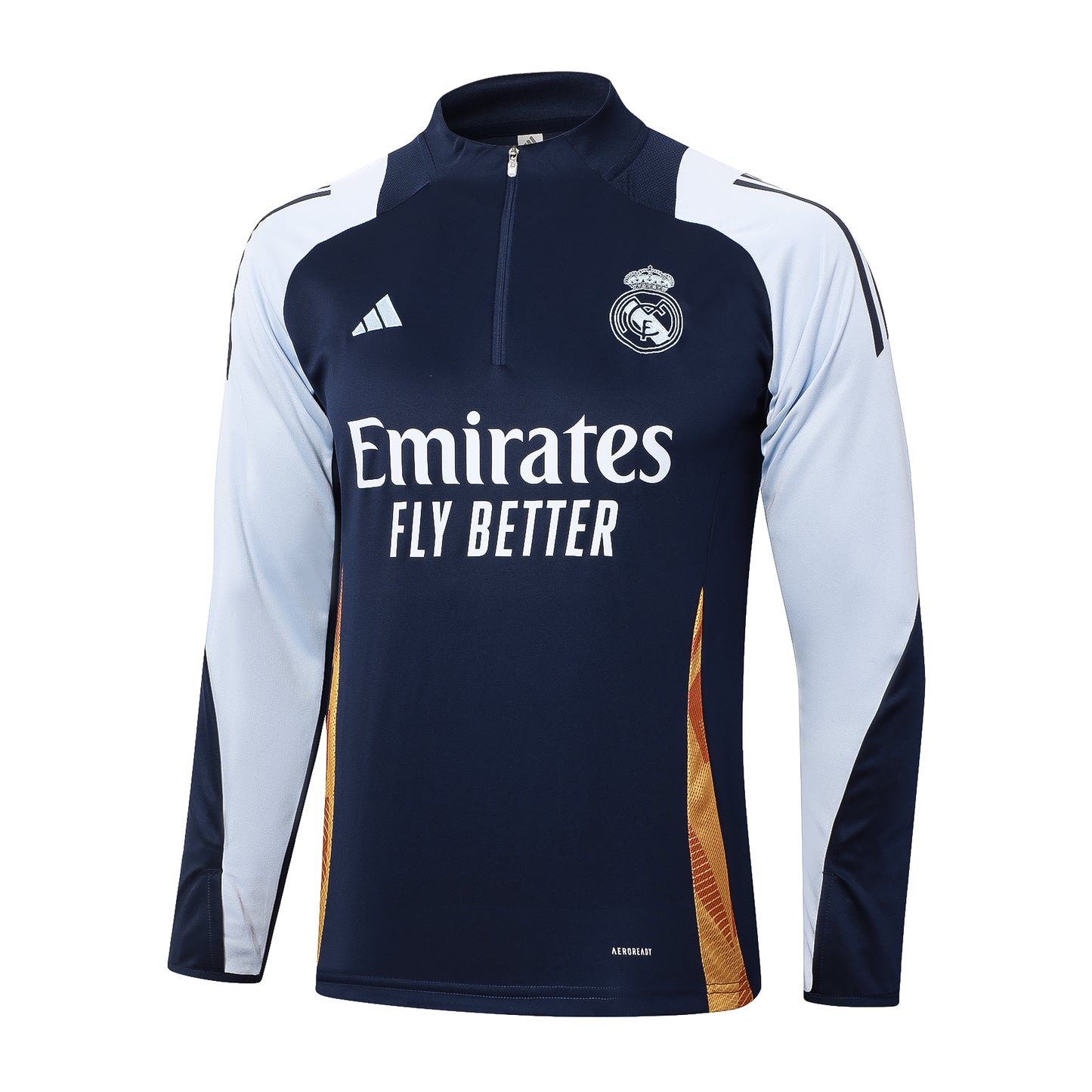 Fato de Treino Real Madrid CF 2024-25 - Camisola com Fecho