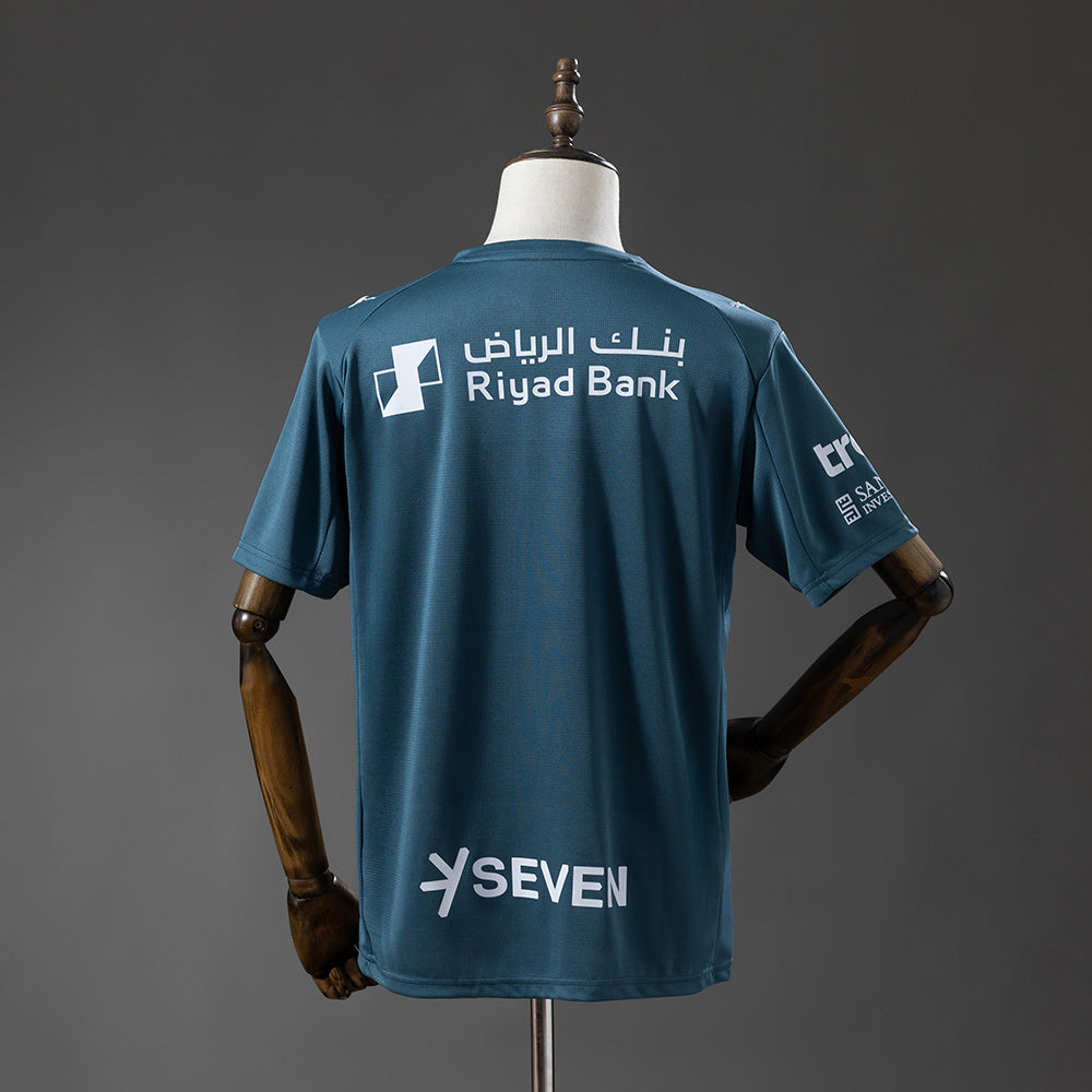 Camisola Al-Hilal SFC 2025-26 Alternativa Azul Versão Adepto