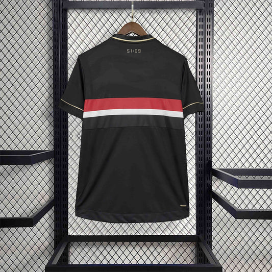 Camisola São Paulo FC 2025-26 Alternativa Preta Lisa Versão Adepto