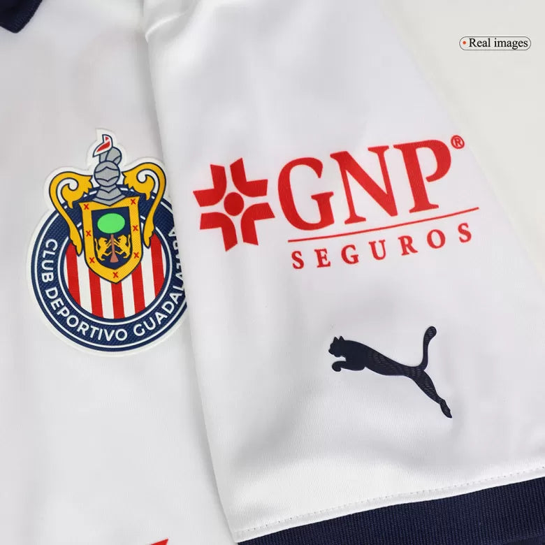 Camisola CD Chivas 2024-25 Alternativa Branca Versão Adepto