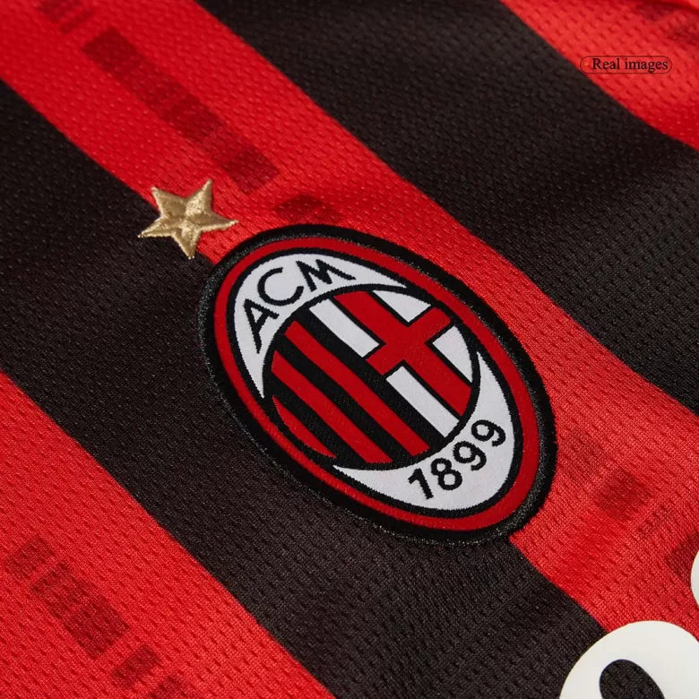 Camisola Manga Comprida Ac Milan 2024-25 Principal Versão Adepto