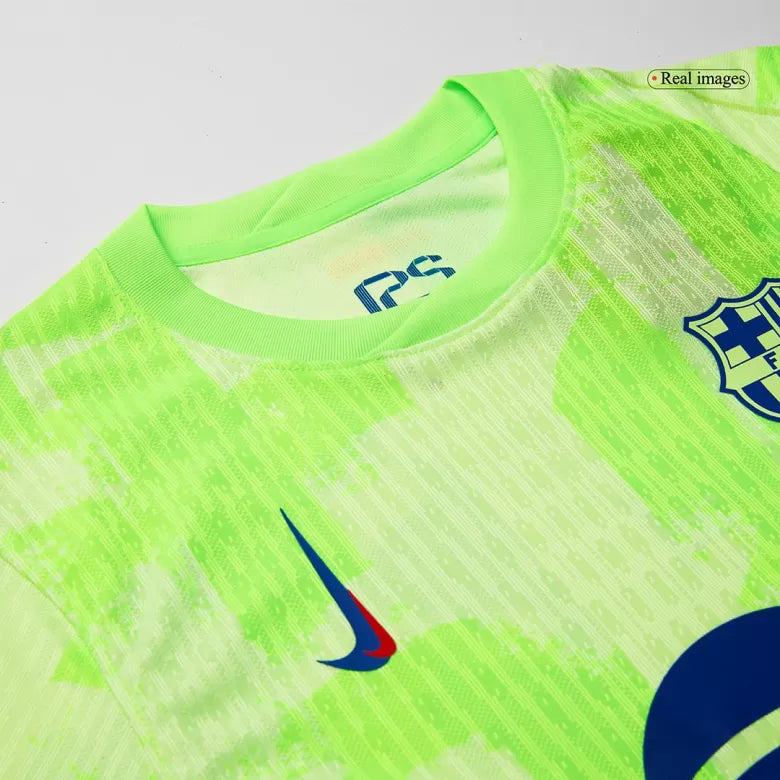 Camisola FC Barcelona 2024-25 Alternativa Verde Versão Adepto