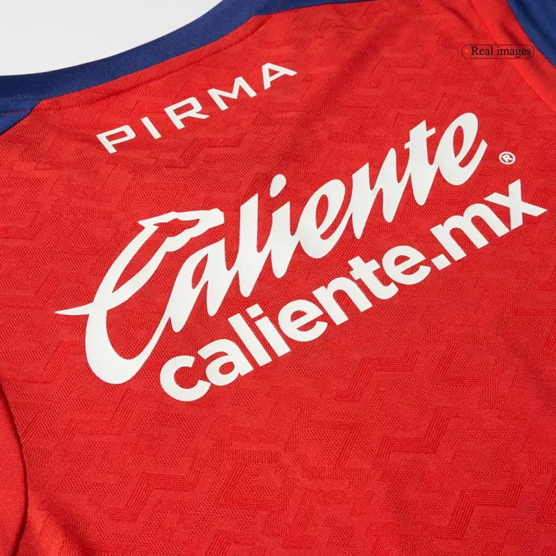 Camisola CD Cruz Azul 2024-25 Alternativa Vermelha Versão Adepto