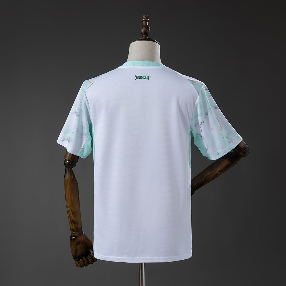 Camisola Austria 2026 Alternativa Branca Versão Adepto