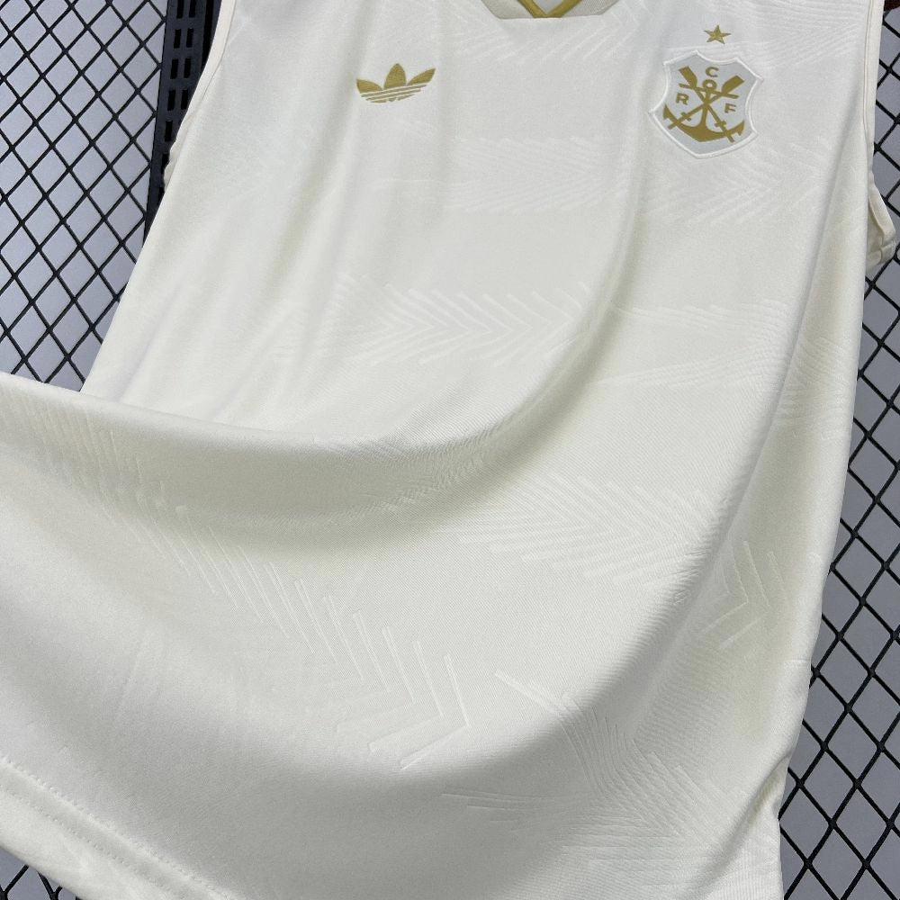 Manga Cava CR Flamengo 2025-26 Alternativa Amarela