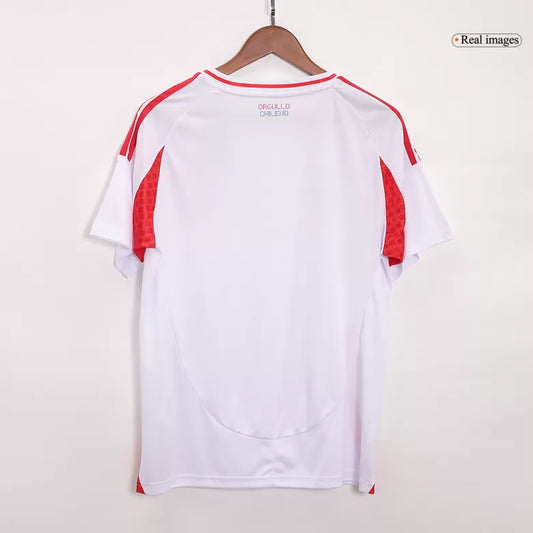 Camisola Chile 2024 Alternativa Branca Versão Adepto