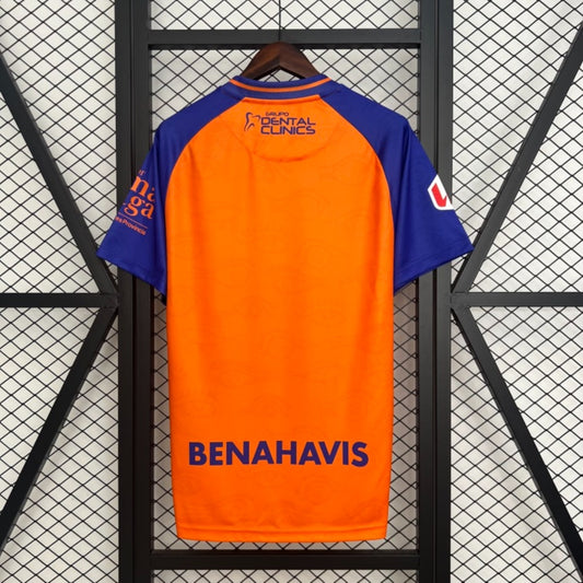 Camisola Malaga CF 2025-26 Alternativa Laranja Versão Adepto