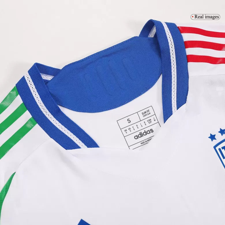 Camisola Italia 2024 Alternativa Branca Versão Adepto