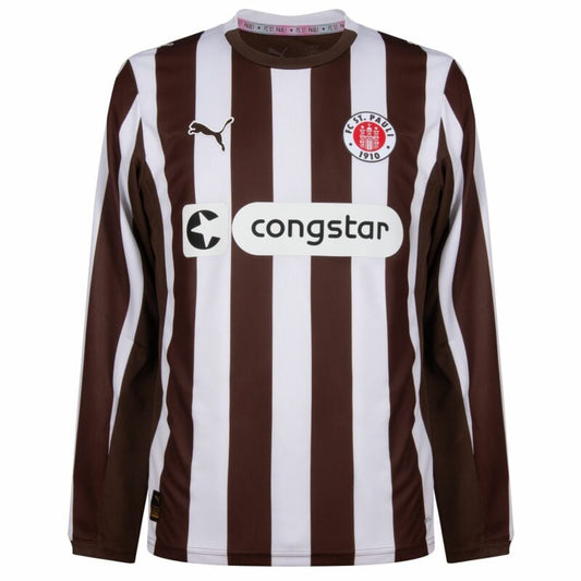 Camisola Manga Comprida FC St. Pauli 2025-26 Principal Versão Adepto IRVINE #7