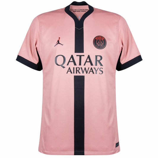 Camisola FC Paris Saint-Germain 2024-25 Alternativa Laranja UCL Versão Adepto O. DEMBÉLÉ #10