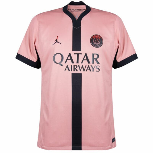 Camisola FC Paris Saint-Germain 2024-25 Alternativa Laranja UCL Versão Adepto KVARATSKHELIA #7