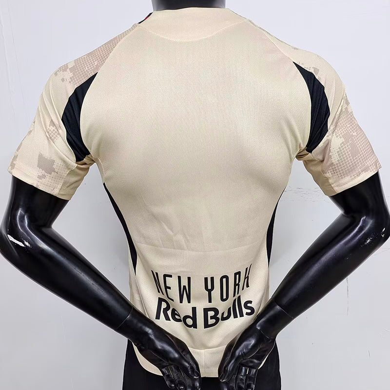 Camisola New York Red Bulls 2025-26 Alternativa Branca Versão Jogador