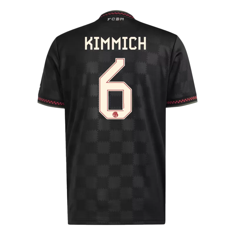 Camisola FC Bayern 2025-26 Alternativa Preta Versão Adepto KIMMICH #6
