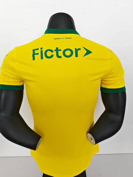 Camisola SE Palmeiras 2025-26 Alternativa Amarela Versão Jogador